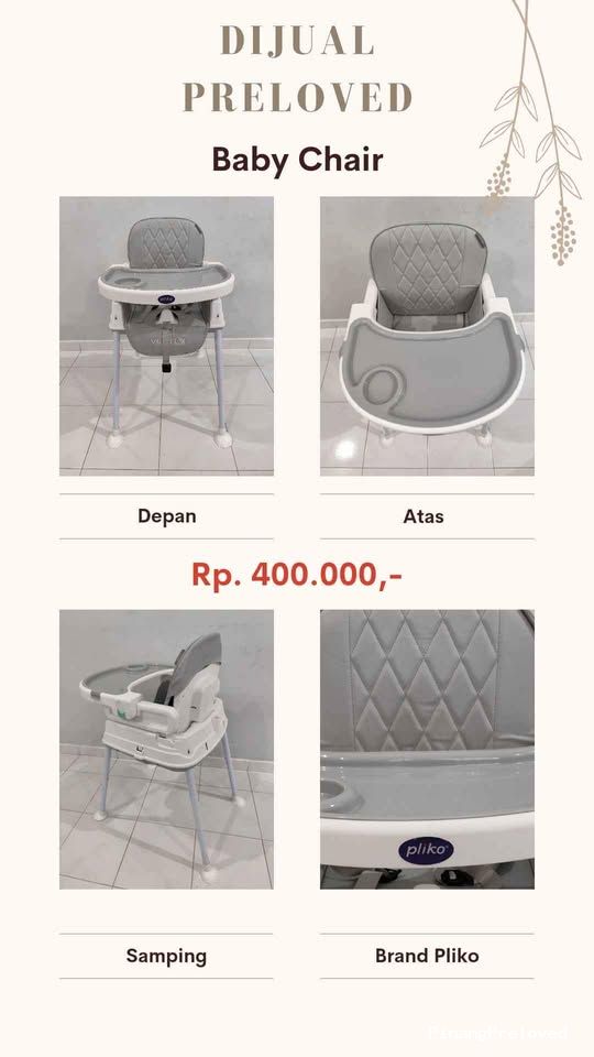 Baby Chair Pliko Preloved Mulus